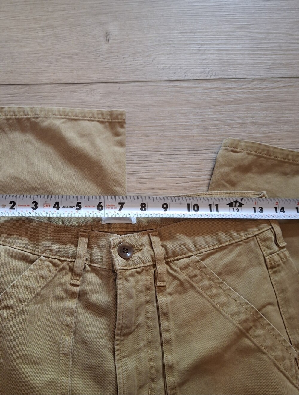 NWOT Women's Citizens of Humanity High Rise Wide Leg Utility Pants Beige Size 26 - Picture 15 of 15